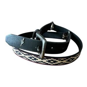 XS/S Vntge Cardon Womens Polo Belt Premium Leather Carpincho Gaucho Guarda Pampa